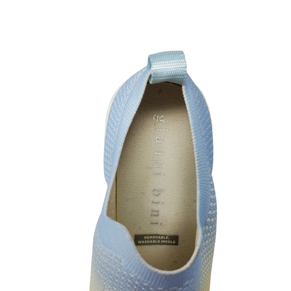 Giani Bini Valeah Knit Sneaker Pastel Light Blue Yellow Pink Womens Size 9 - Picture 8 of 10